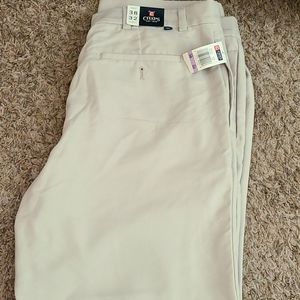 Chaps Flat Front Pants 38x32 NWT
